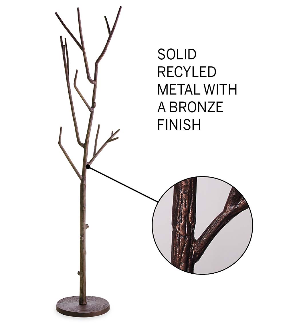 Recycled Metal Branch Coat Tree