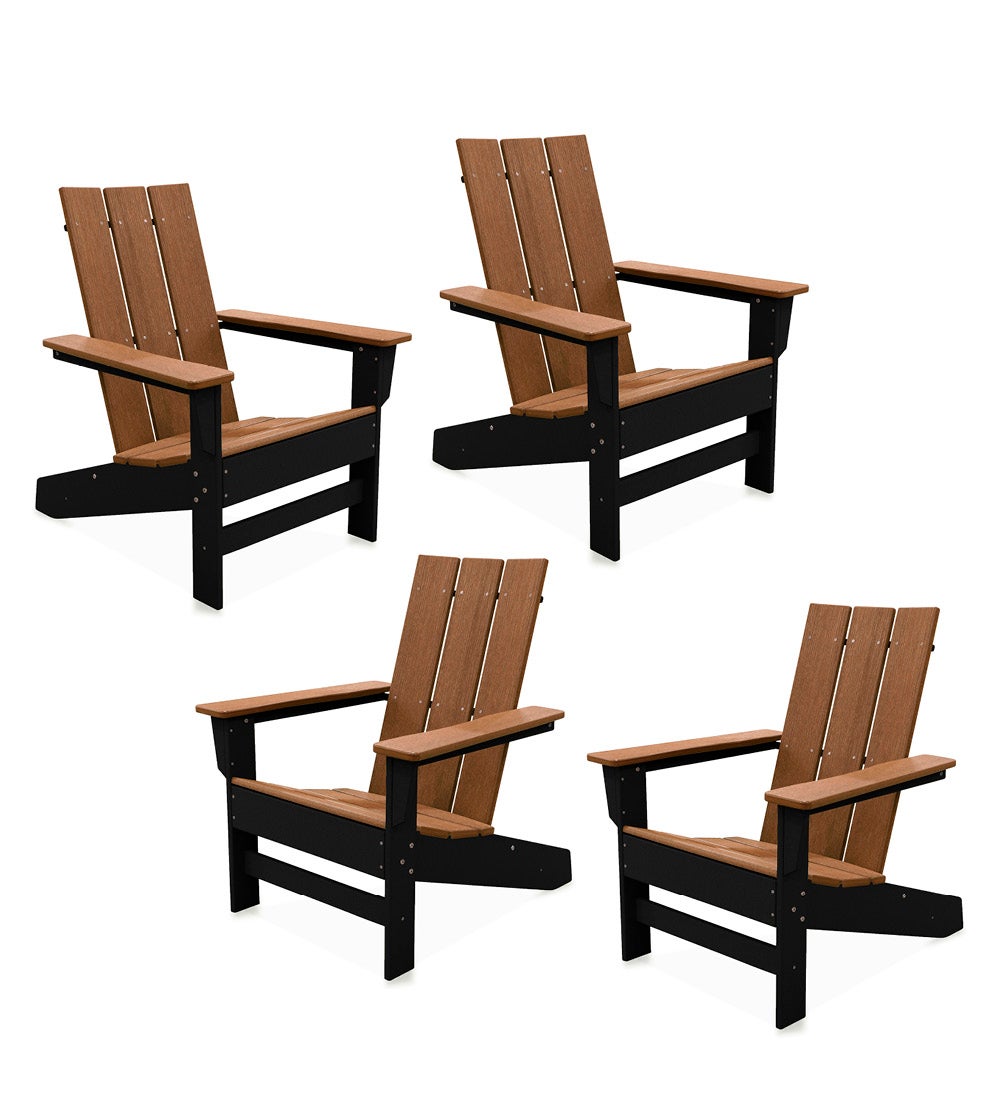 Aria Adirondack Chair Natural Collection, Set of 4 swatch image