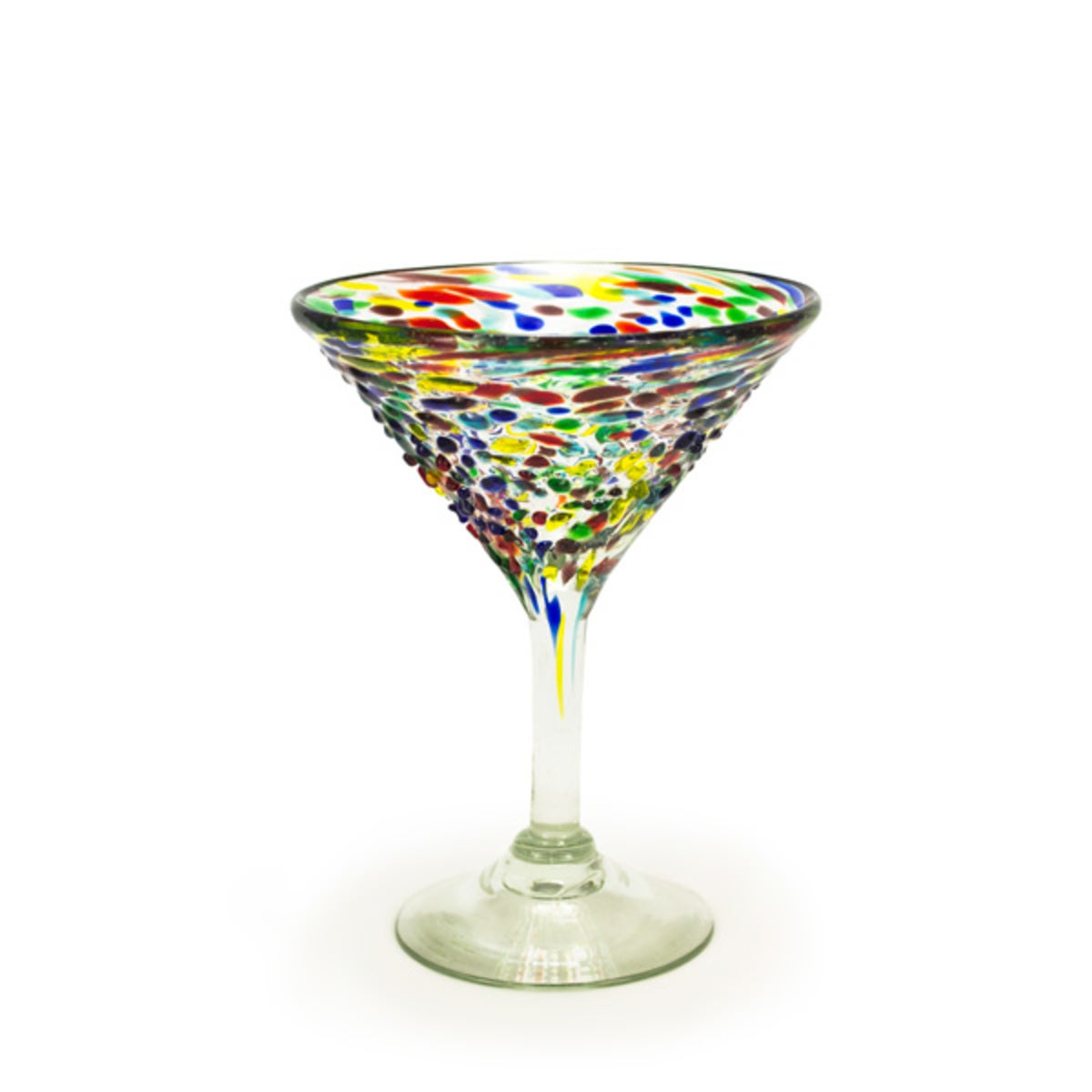 Mini Carnival Recycled Martini Glass