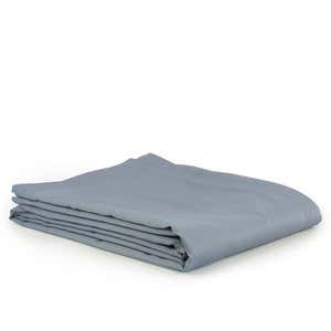 300 Thread Count Sateen Twin Duvet Cover - Gray