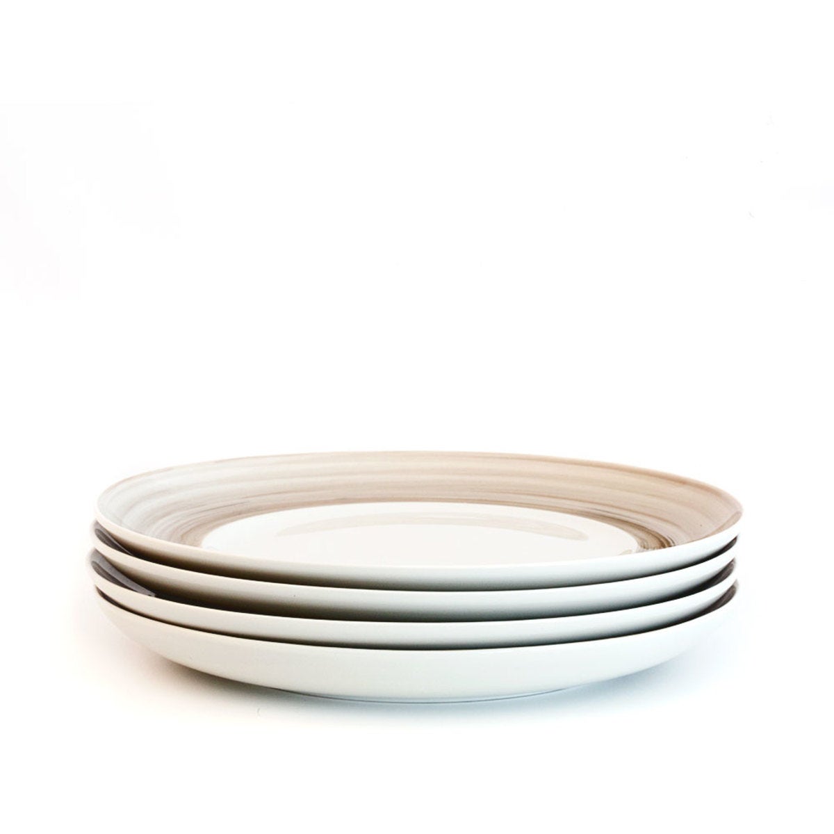 Dakota Porcelain Salad Plate, Set of 4 - Birch
