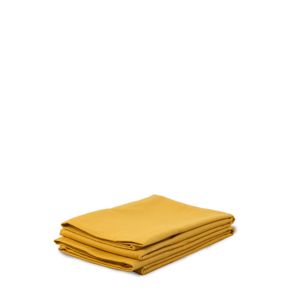 Organic Flannel Solid King Sheet Set - Amber