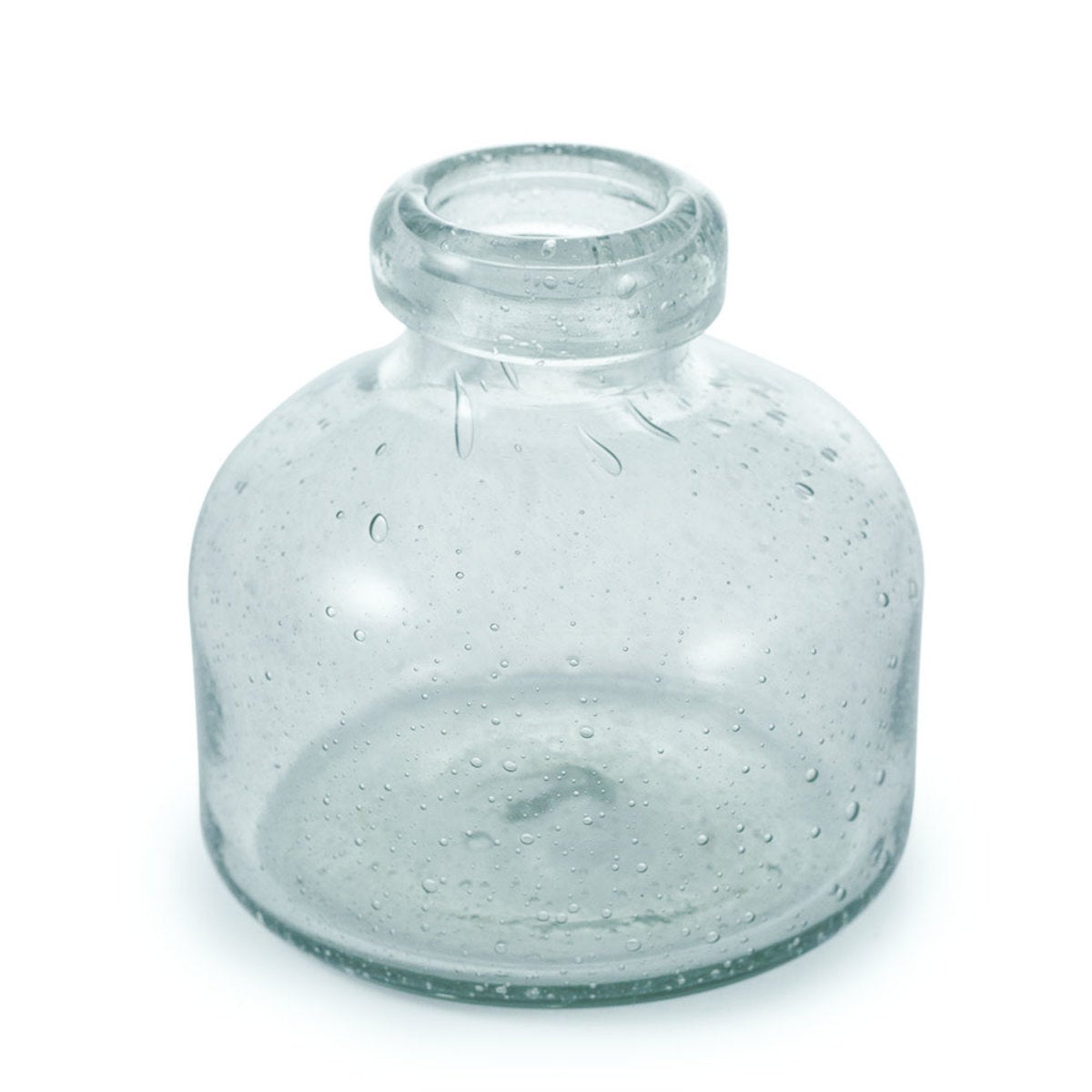 Recycled Glass Bubble Vase - Small