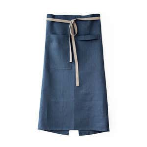 Linen Cafe Apron - Oyster