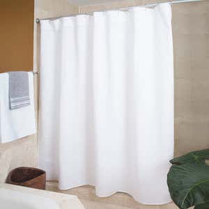 100% Pure Linen Shower Curtain - Natural