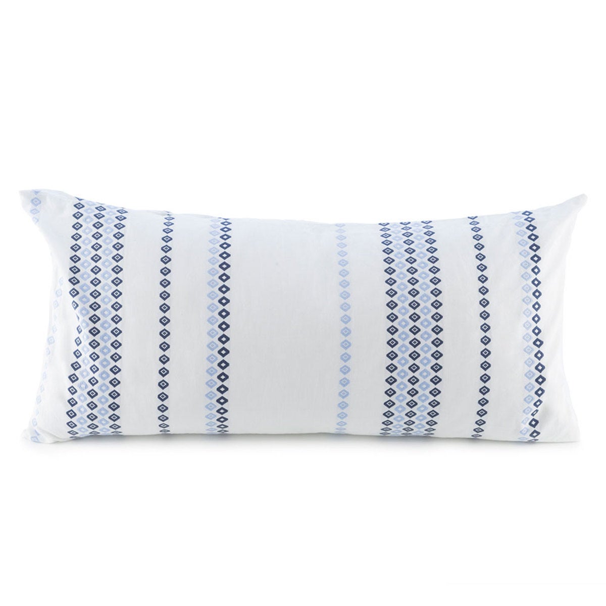 Santorini Diamond Organic Decorative Pillow Cover