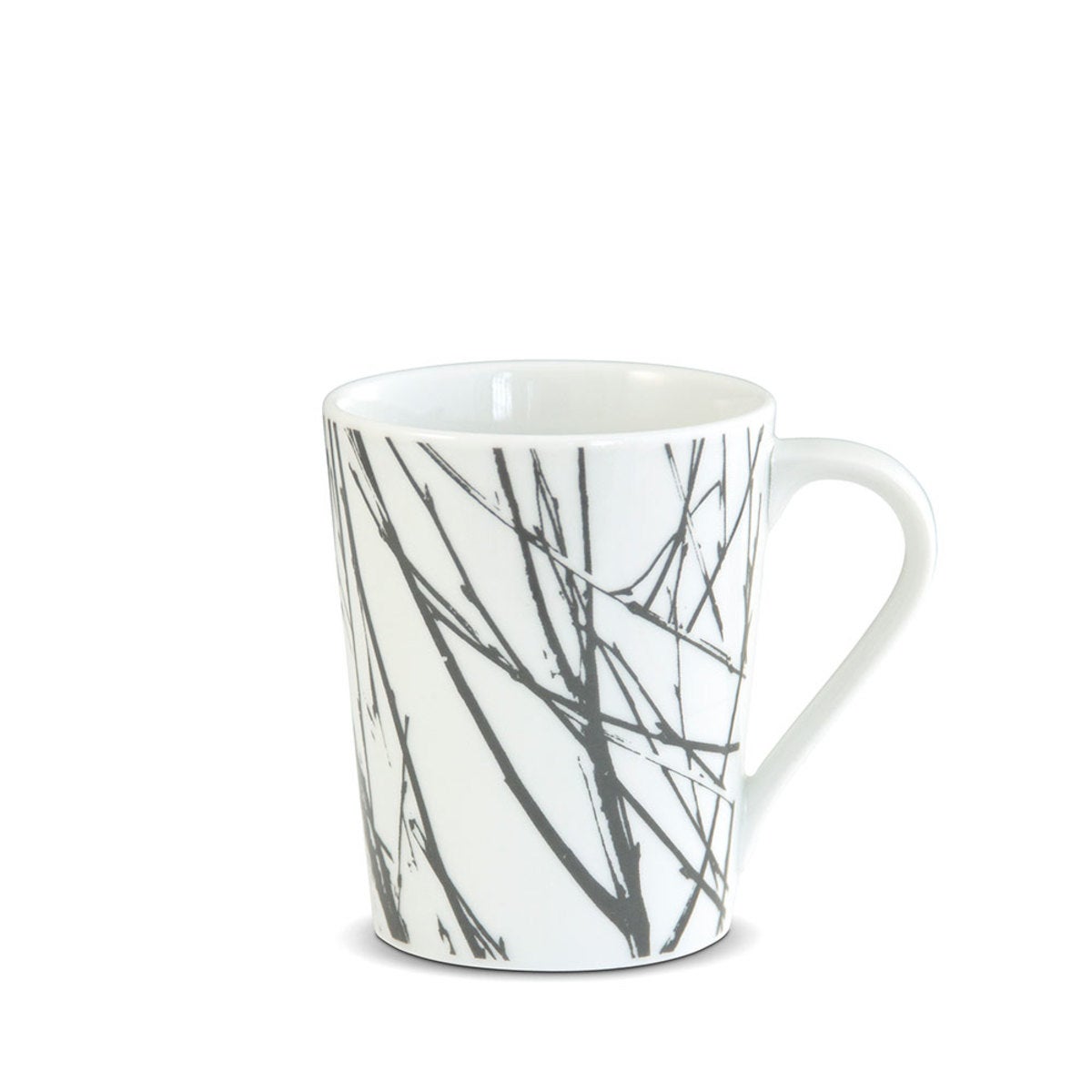 Twigg Porcelain Coffee Mug, Set of 4 - Green