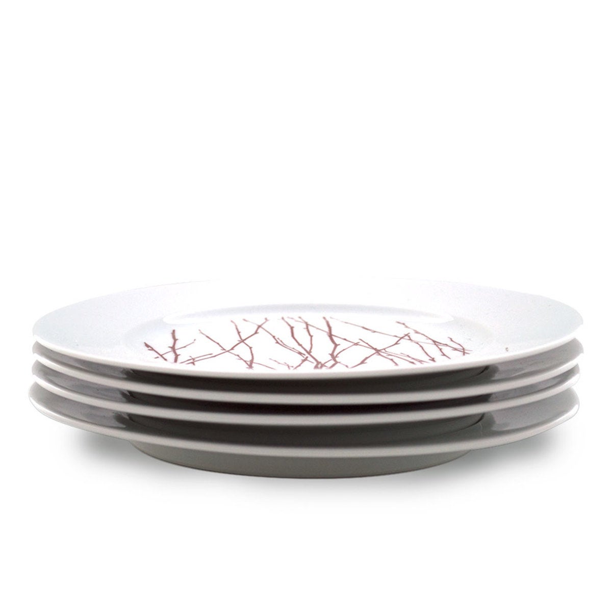 Twigg Porcelain Dessert Plate, Set of 4