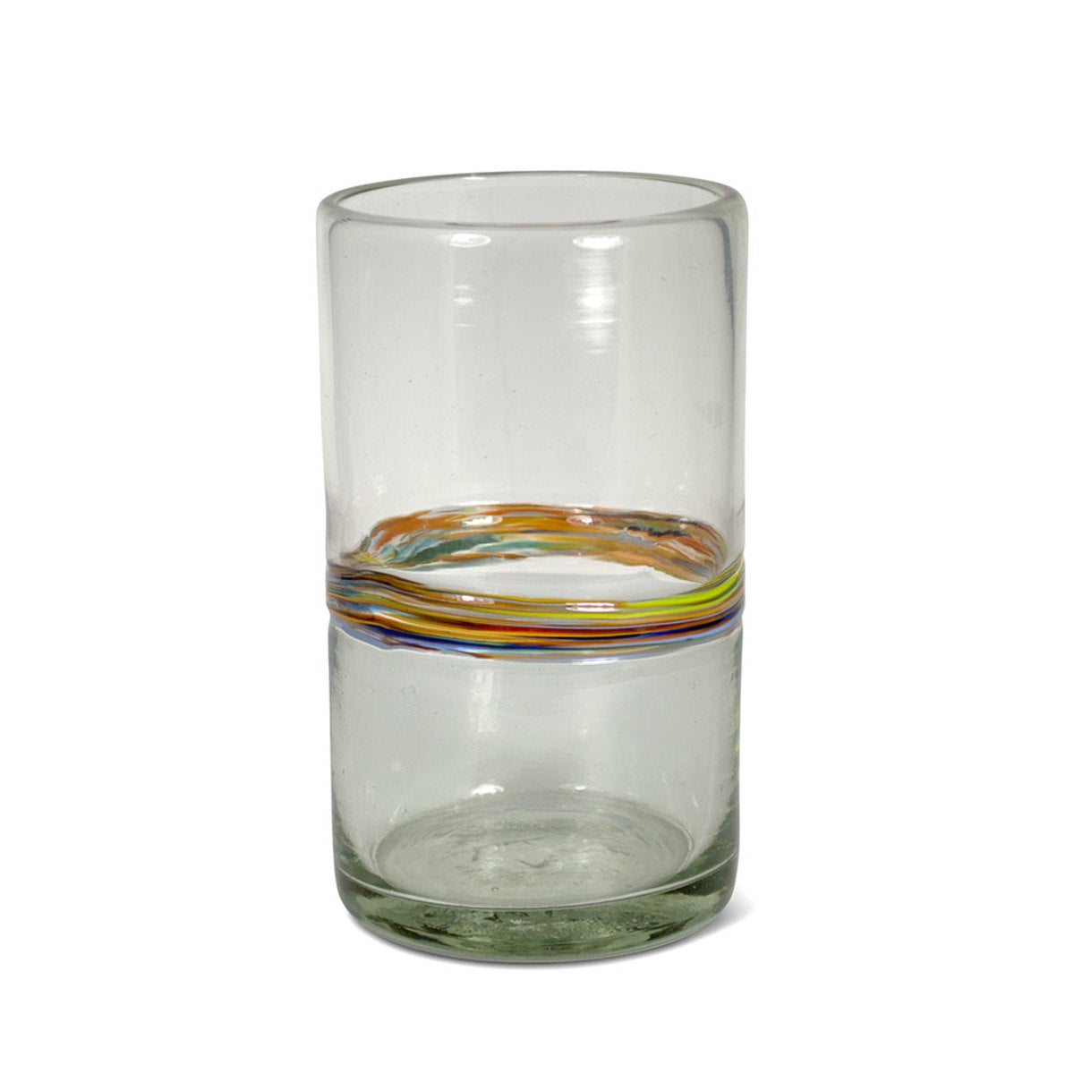 Rainbow Recycled Vase - Short