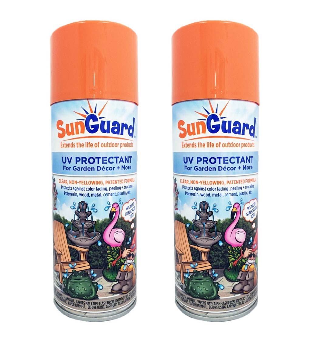 SunGuard UV Protectant Spray for Outdoor Decor, 2-Pack