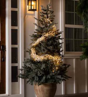 All-Weather Silver Cascading Lights, 6.5'