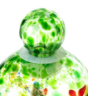 Swirled Glass Globe Plant Quencher