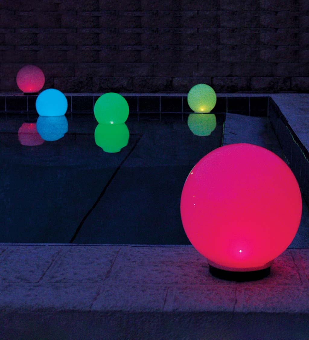 Programmable Color-Changing Solar Globe