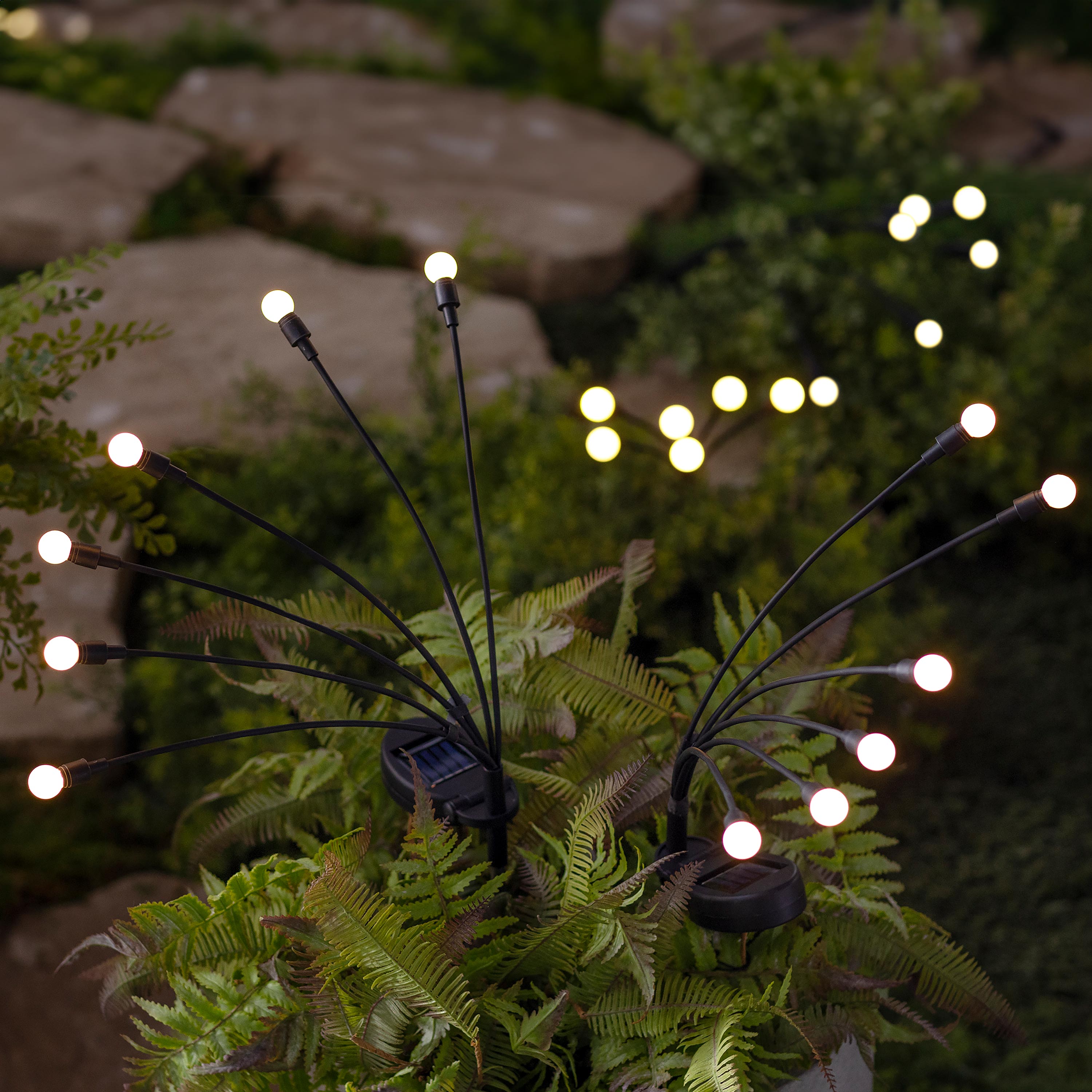 Solar Swaying Firefly Light Stakes
