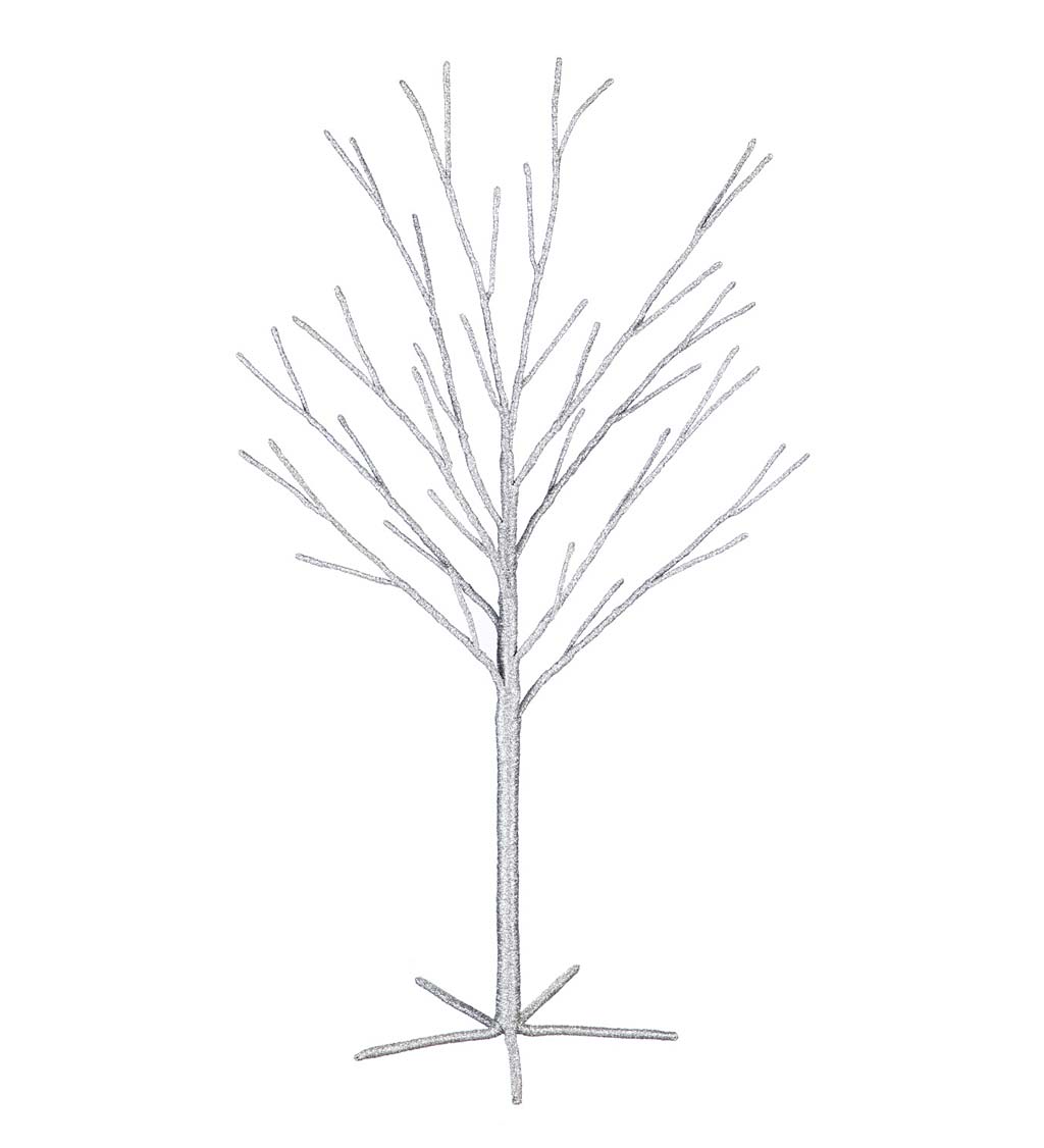 Silver Holiday Tree, 36"H