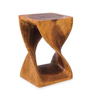 Handcarved Twisty Stool Collection