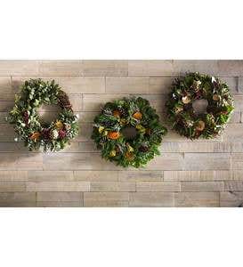 Quince and Pinecone Wreath 20