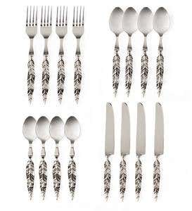 Stainless Steel Feather Flatware