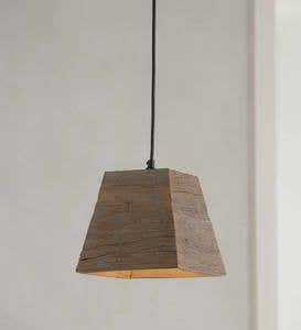 Rustic Wood Pendant Light
