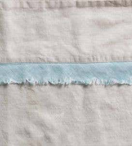Frayed-Edge Linen Sheets