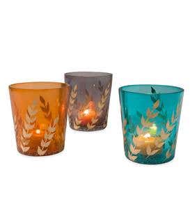 Recycled Glass Votive Holders