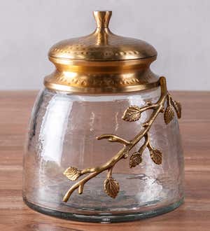 Cast Branch Decanters and Canisters