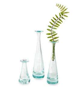 Recycled Glass Bud Vases