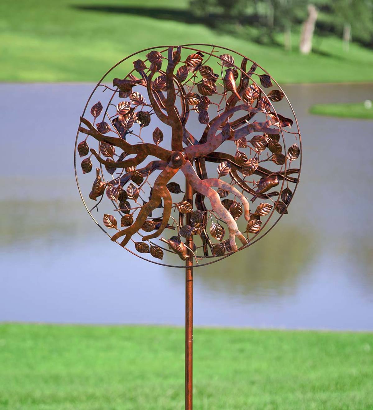 Metal Tree of Life Wind Spinner