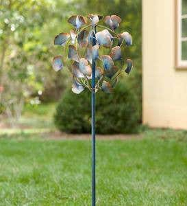 Recycled Metal Ginkgo Outdoor Décor