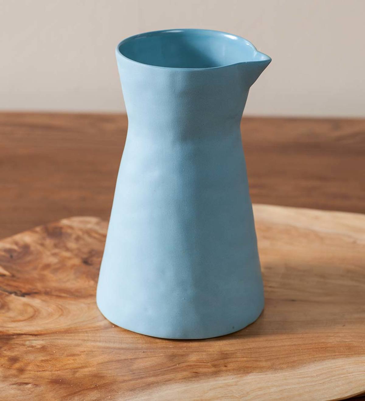 Organic Stoneware Carafe - Blue