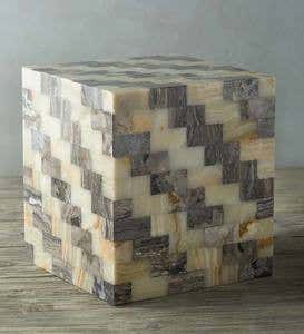 The Jupiter Genuine Onyx Cube Table