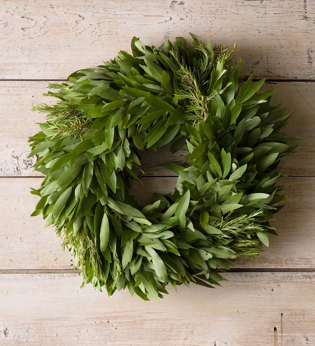 Bay Leaf with Rosemary Edible Wreaths