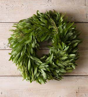 Bay Leaf with Rosemary Edible Wreaths