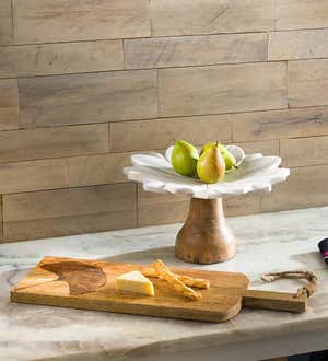 Marble Flower Cake Stand
