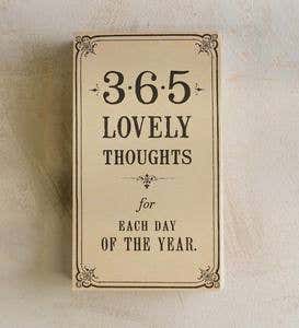 365 Lovely Thoughts Pad