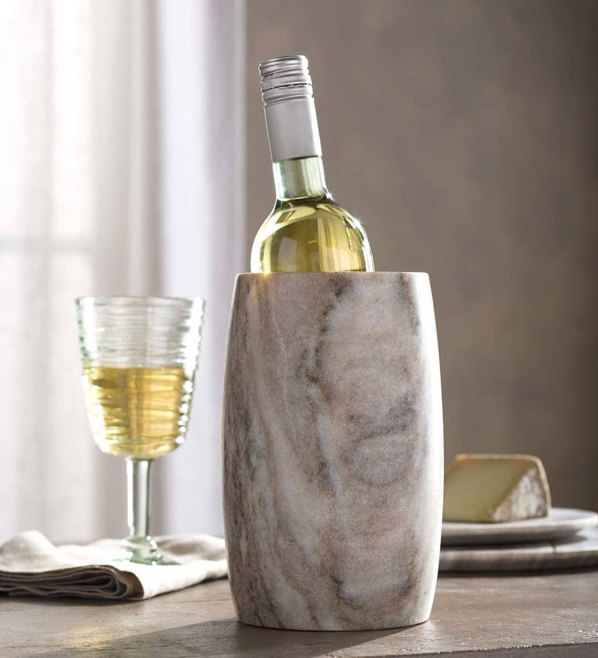 Curved Marble Wine Chiller