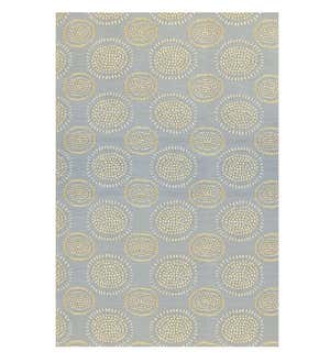 Recycled Plastic Indoor/Outdoor Rugs 4x6 - Daisy