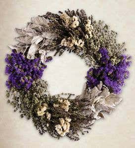 Herbs and Statice Wreath