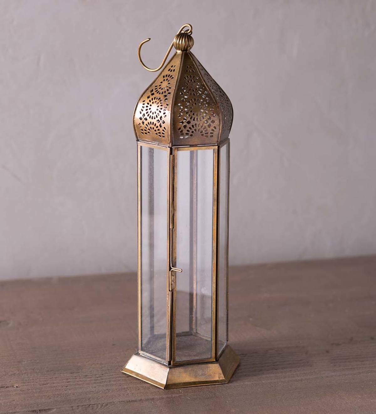 Moroccan Glass Lantern Tall