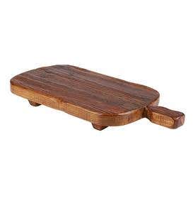 Oversized Rectangle Footed Serving Board