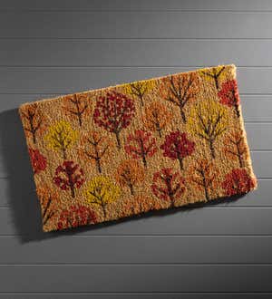 Fall Trees Coir Doormat
