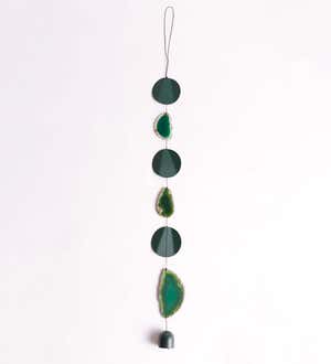 Agate and Metal Bell Chime