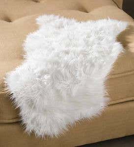 Faux Fur Throws - Taupe