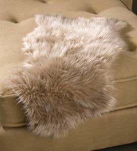 Faux Fur Throws - Taupe