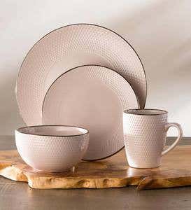 Rose Gold and Ivory Dinnerware Collection