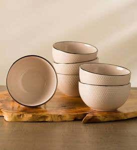 Rose Gold and Ivory Dinnerware Collection