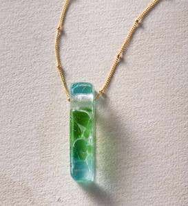 Mosaic Recycled Glass Necklace