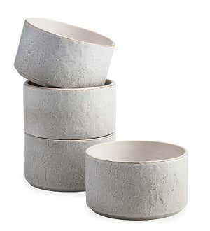 Colima Industrial Cereal Bowls, set of 4