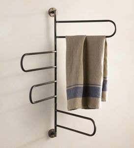 Metal Looped Towel rack