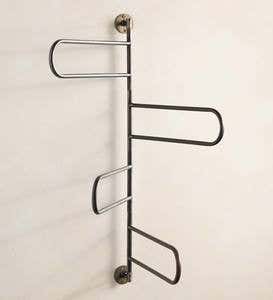 Metal Looped Towel rack